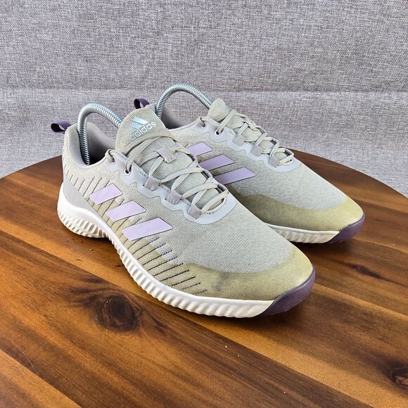 Adidas Womens Cloudfoam Pure Running Shoes Sneakers Purple/Gray 7.5 EVM 004001 - Picture 4 of 14